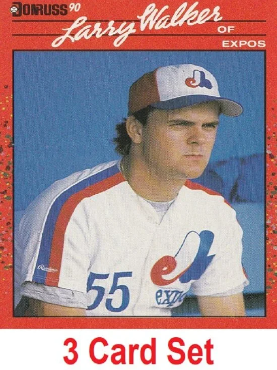 Larry Walker Baseball Card Collection - Picture 1 of 4